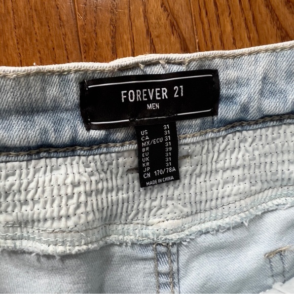 NEW Men’s Acid Washed Jean Shorts - Picture 3 of 6